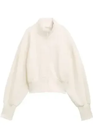 TOM TAILOR Sweatjacke Cropped Sweatjacke mit Bio-Baumwolle grau 140