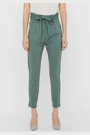VERO MODA Jogger Pants VMEVA PAPERBAG grün L