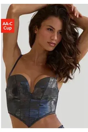 vivance collection Corsage mit tiefem Dekolleté und verschiedenen Tragevarianten, sexy Dessous blau|schwarz 80