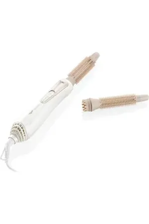 ETA Lockenstab FENITÉ 032890030, 2 Formbürsten 16 und 19 mm, Taste CARE, Kaltluft und Schnellwärme weiß