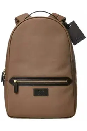 Ralph Lauren Polo Rucksack Canvas Backpack Segeltuch Rucksack Tasche Bag Reisetasche, Reißverschluss-Verschluss, Tragegriff aus Leder,Lederpatch vorne