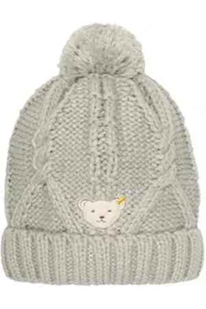 Steiff Strickmütze Mütze Accessoires Baby & Mini, gefüttert gelb 53