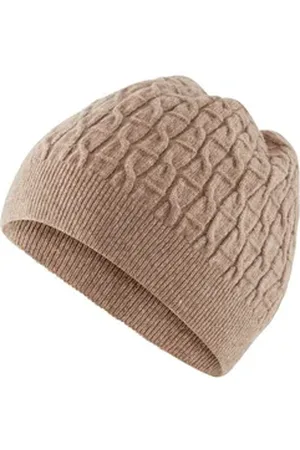 Falke Strickmütze (1-St) aus feinster Merinowolle beige