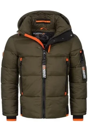 Geographical Norway Steppjacke Herren Winter Jacke warm gefüttert Parka Steppjacke Outdoor PUFFER grün L