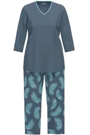 Ammann Pyjama Pyjama 7/8 Women / Nightwear (Stück, 1 tlg) hohe Markenqualität schwarz 42