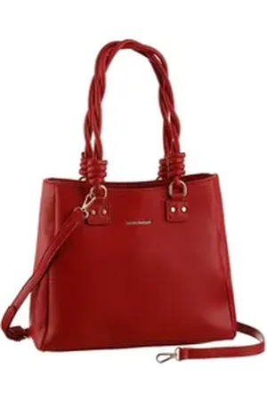 Bruno Banani Henkeltasche, mit goldfarbenen Details rot