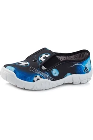 Ladeheid Kinder Mädchen Jungen Hausschuhe LARW006 Hausschuh blau 29 EU