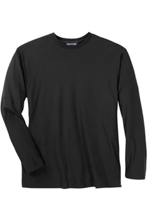 Ahorn Langarmshirt Basic Longsleeve XXL schwarz schwarz 7XL