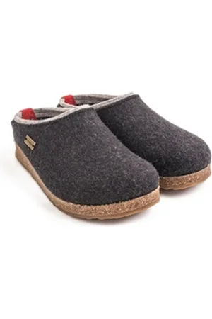 Haflinger Kris Hausschuh grau 45,0