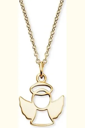 HERZENGEL Kette mit Anhänger Schmuck Geschenk, Schutzengel, HEN-HALOANGEL, HEN-HALOANGEL-G gelb|goldfarben