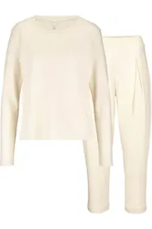 hessnatur Pyjama Regular PURE NATURE aus reiner Bio-Baumwolle (2 tlg) beige 46