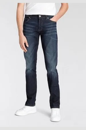 Bruno Banani Comfort-fit-Jeans Floyd gerade Beinform, mit Eingrifftaschen, niedrige Leibhöhe blau 40