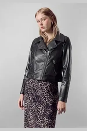 Street one Bikerjacke mit Reißverschluss-Detail schwarz 42
