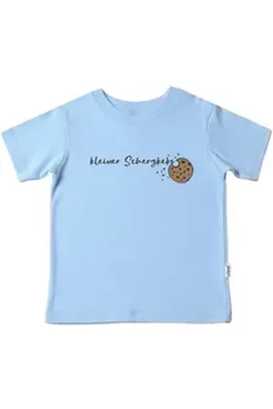LILIPUT T-Shirt Scherzkeks aus reiner Bio-Baumwolle blau 110/116