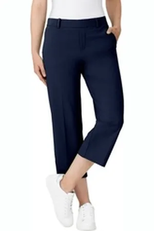 STEHMANN Culotte Fenja2- modische Culotte Schlupfhose mit Schrägtaschen blau 46