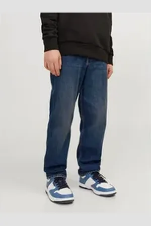 JACK & JONES Junior Loose-fit-Jeans JJICHRIS JJORIGINAL MF 993 NOOS JNR blau 170