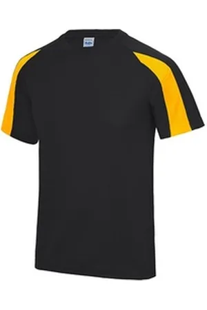 Just Cool Trainingsshirt Contrast Cool Sport T-Shirt + WRAP zertifiziert XXL