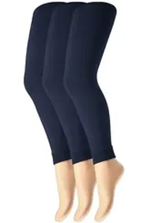 QS by s.Oliver Strumpfhose Leggings 3er Pack blau 146/164