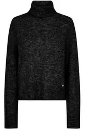 Mos Mosh Rollkragenpullover Pullover AIDY THORA mit Alpaka schwarz S
