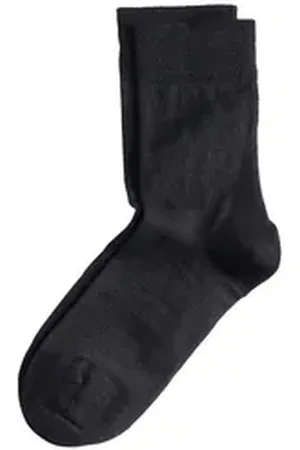 hessnatur Socken aus Schurwolle mit Bio-Baumwolle (1-Paar) grau|schwarz 44/45