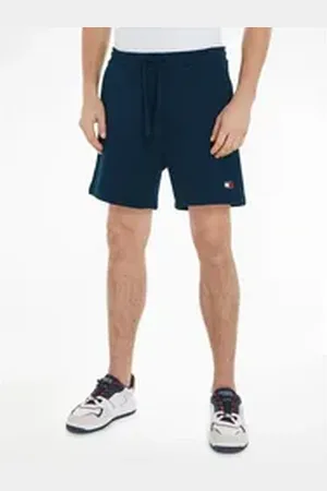 Tommy Hilfiger Sweatshorts TJM BADGE BEACH SHORT mit Logopatch blau XXL
