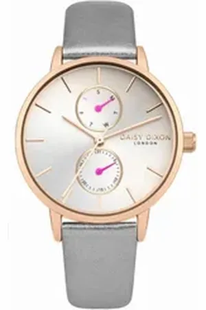 Daisy Dixon Mechanische Uhr MIA Damenarmbanduhr silberfarben