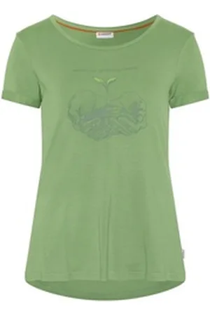 Gardena Print-Shirt im Gardening-Print-Look grün L