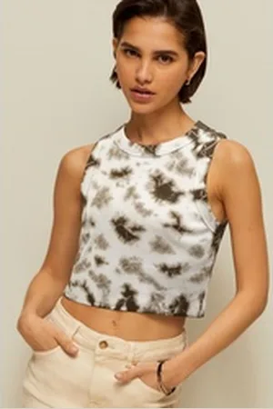 Next Shirttop Verkürztes Tanktop mit Ringerrücken (1-tlg) beige 48 (GB: 20)