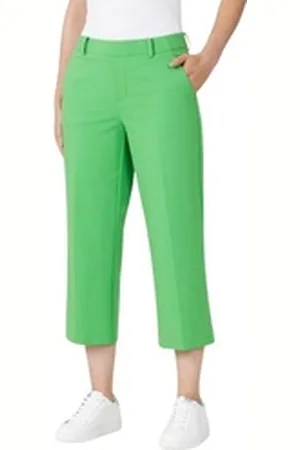 STEHMANN Culotte Fenja2- modische Culotte Schlupfhose mit Schrägtaschen grün 44