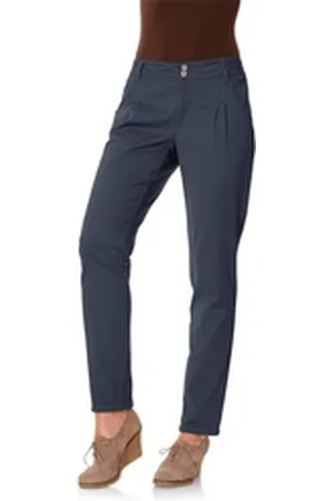 Heine Jerseyhose Chinohose Innenbeinlänge ca. 73 cm blau 19