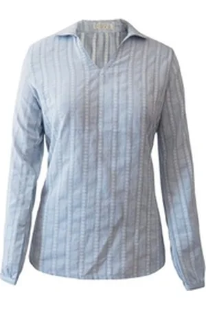 BRIGITTE VON BOCH Kaftan La Verne Tunika hellblau blau 42