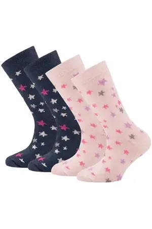Ewers Socken Socken Sterne allover 4er-Set (4-Paar) rosa 23-26