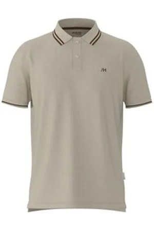 SELECTED HOMME Poloshirt SLHDANTE SPORT (1-tlg) aus Baumwolle beige S