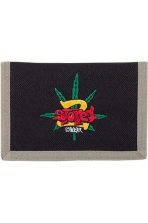 2Stoned Geldbörse Wallet Leaf wahlweise mit Kette für Herren und Jungen schwarz ohne Kette