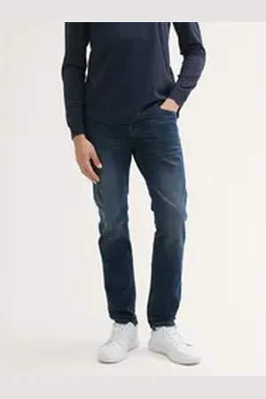 TOM TAILOR Denim Straight-Jeans TTAEDAN Superflex Straight Jeans blau 28/32