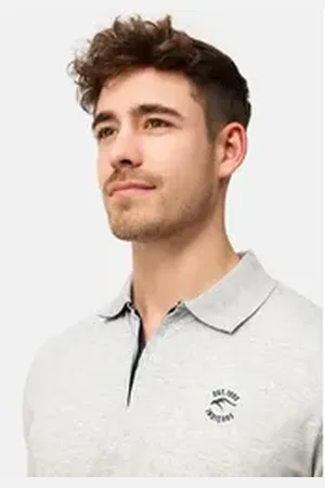 INDICODE Poloshirt INYonah mit klassischem Kragen weiß M