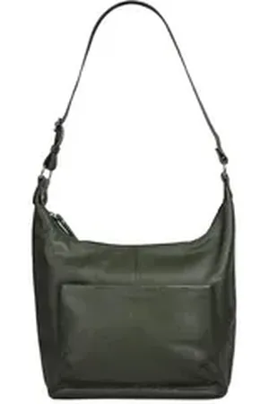 Bruno Banani Shopper, echt Leder grün
