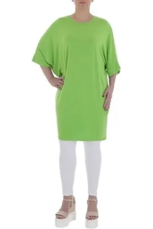 Ital-Design Tunikashirt Damen Freizeit (85915832) Top & Shirt in Grün grün S/M