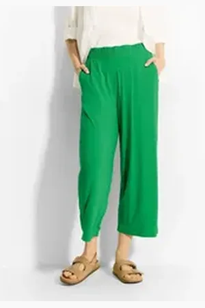 CECIL Culotte Middle Waist grün XXL
