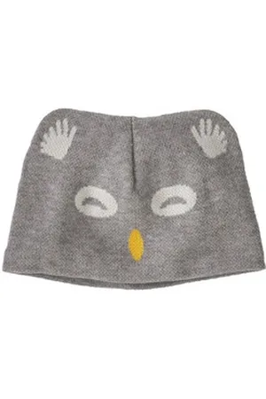 Patagonia Beanie Kinder Beanie Baby Animal Friends grau 24M