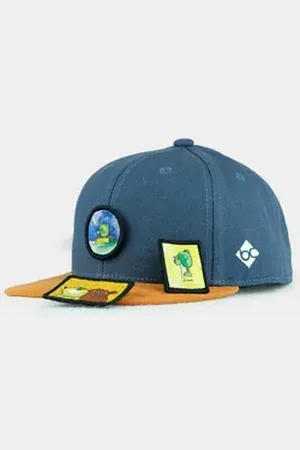 Bavarian Couture Schiebermütze Janosch Transformer Kinder Snapback blau