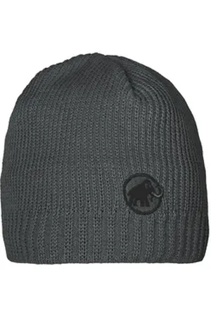 Mammut Strickmütze Sublime Beanie mit aufgesticktem grau