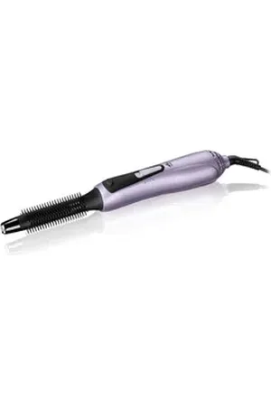 ETA Lockenstab ROSALIA 032890000, 2 Formbürsten 16 und 19 mm, Taste CARE lila|schwarz