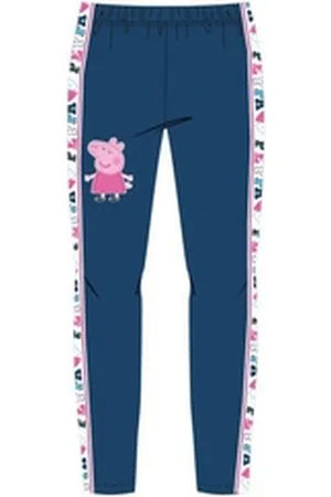 Peppa Pig Leggings Leggins mit Schriftband und Peppa, blau blau 98
