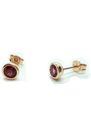 Viventy Paar Ohrstecker 782314 Ohrringe Ohrstecker Damen Topaz Rot Sterling-Silber Rosé Vergo