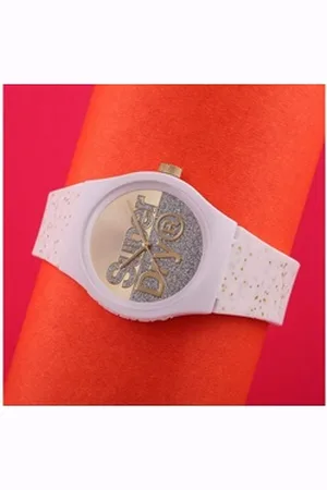 Superdry Quarzuhr Damen Analog Quarz Uhr mit Silicone Armband SYL273W, Damen Analog Quarz Uhr mit Silicone Armband SYL273W