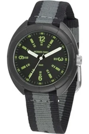 JACQUES FAREL Quarzuhr STH 11 schwarz