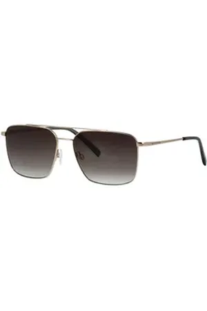 Marc O’ Polo Sonnenbrille 505097 Form rechteckig, Logoschriftzug auf Bügel und Glas, Polyamid UV 400 goldfarben