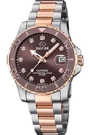 Jaguar Quarzuhr Damen Armbanduhr Cosmopolitan, (Analoguhr), Damen Armbanduhr rund, Edelstahlarmband silber, rosegold, Fashion silberfarben