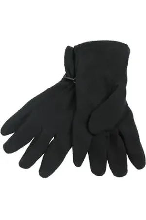 Myrtle Beach Fleecehandschuhe Unisex Handschuhe Fleece Microfleece Warm Herren Damen Winter schwarz L/XL